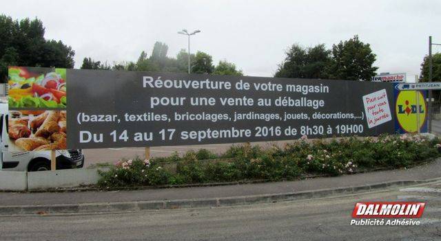 Impression enseigne